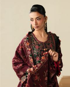 Salwar Kameez Kashmiri Karhai 635 para Mujer, Material Viscosa, Antiarrugas, Absorbe la Humedad, para Fiestas y Bodas - Product Image 3