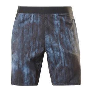 Pantalones Cortos Deportivos Casuales para Hombre con Cintura Elástica Media, Transpirables, 100% Poliéster, con Estampado - Product Image 1