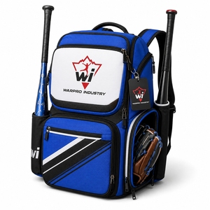 Baseball Bag High Capacity Equipment Storage Bag Built For Baseball Players <b>Coaches</b> Teams And Tournament Travel With Multiple - Product Image 1