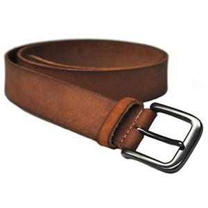 Ceinture formelle pour homme en cuir de vachette avec boucle en acier doré, imperméable, couleur personnalisable, fabriquée à la main en cuir véritable - Product Image 6