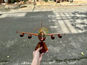 Modelo a Escala de Madera del Airbus A380, Kit Completo de Fábrica en Vietnam/Modelo de Avión Civil A380 Hecho a Mano en Vietnam - Product Image 4