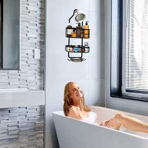 Export Quality Bathroom Organizer Shelf with Heavy Metal <b>Frame</b> for Storage Display and Decoration Available At Best Market Price - Product Image 5