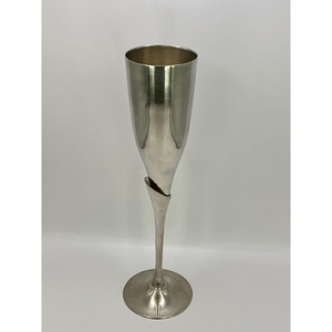 High End Quality Stainless Steel Champagne Flute Long Stem Modern Design Wedding <b>Goblet</b> - Product Image 5