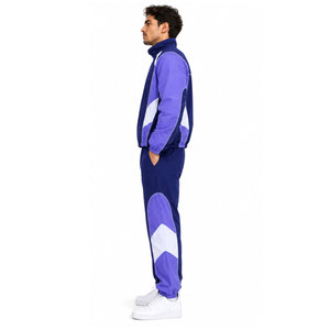 Nylon/Polyester Heavyweight Eco-Friendly Waterproof Printed Hip Hop 2-Piece Men's Zipper <b>Jacket</b> and Trouser Tracksuit Set - Product Image 5