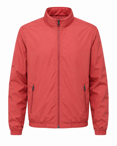 Veste coupe-vent pour homme, bleu marine, col rond, coupe-vent, séchage rapide, respirante, fermeture éclair, décontractée, sportive, saison hivernale, polyester - Product Image 6
