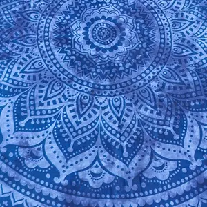 DIOS Mandala Tapestry-Thiết Kế Hoa Màu Xanh Dương Hoàn Hảo Như Treo Tường ..