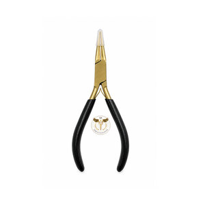 Alicates de punta redonda chapados en oro de primera calidad para la fabricación de joyas, el envoltura y el doblado de alambres – Herramienta profesional para manualidades - Product Image 2