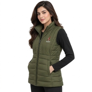 Chaleco Acolchado Premium para Mujer, Sin Mangas, Aislante, Transpirable, Tejido Ecológico Resistente al Agua, Cierre Completo con Cremallera - Product Image 5