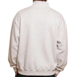 Sweat-shirt décontracté à col montant, fabrication de vêtements sur mesure avec style pull-over pour collections de vêtements décontractés haut de gamme - Product Image 2