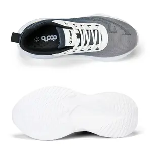 Chaussures de sport noires pour hommes, baskets décontractées à lacets, antidérapantes, légères, respirantes, de haute qualité, pour la marche en plein air et la course - Product Image 6