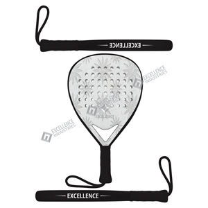 Raqueta de Pádel Profesional de Alta Calidad, 100% Carbono, Superficie Suave, Ligera, Duradera, Ecológica, con Bolsa, Unisex, 3K - Product Image 2