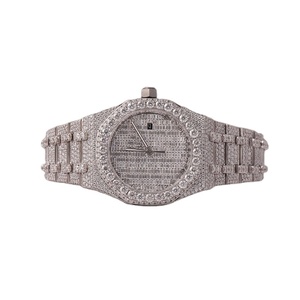 Nuevo reloj de lujo de moda Bling Lab Diamond VVS Moissanite, relojes de lujo hechos a mano para reloj de hombre Stock en mano - Product Image 1
