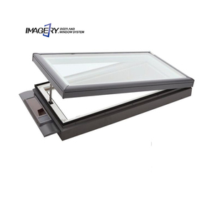 Nhôm Điện Skylight mái cửa sổ thiết kế công nghiệp với cố định mở phong cách không thấm nước mái hiên cho nhà thông gió - Product Image 4