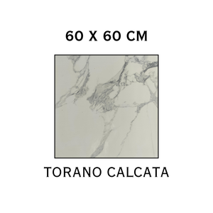 กระเบื้องปูพื้นพอร์ซเลนขัดเงาพิเศษ ขนาด 600 x 600 มม. ลายหินอ่อน สำหรับโชว์รูม สำนักงาน อาคาร สำนักงาน หรือพื้นที่นั่งรอ - Product Image 1