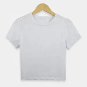 Camiseta Corta Informal para Mujer, Cómoda y Transpirable, Ropa Ecológica y Duradera con Servicios de Diseño OEM - Product Image 5