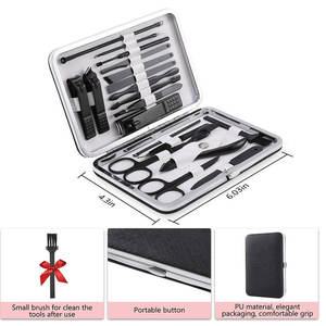 High Quality Stainless Steel Rose Gold Plated Manicure Tool Set Dead Skin Cuticle Pusher Pedicure Nail Art Tool Set - Product Image 6