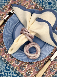 Anillo de Servilleta de Resina con Diseño de Cadena, Personalizable en Varios Colores, Porta Servilletas con Cadena para Decoración de Mesa de Fiesta - Product Image 5