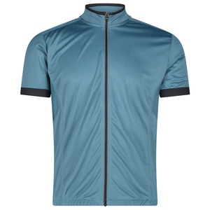 Maillot de cyclisme unisexe personnalisé avec fermeture éclair intégrale, manches courtes, séchage rapide, respirant, 100% polyester, impression numérique - Product Image 2