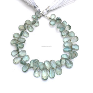 Cuentas de Piedra Preciosa de Sol de Oregón Naturales Hechas a Mano de Primera Calidad, Forma de Pera Facetada, Sueltas, para Fabricación de Joyas a Granel, Suministros para Pulseras - Product Image 2