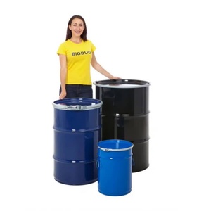 Fût en acier galvanisé bleu à ouverture supérieure de 200 L pour agent de démoulage dans la construction et les agents auxiliaires du cuir - Product Image 4