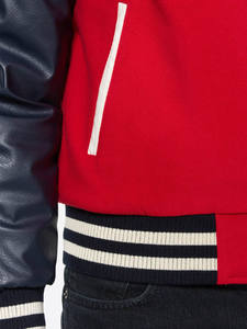 Chaqueta Universitaria Varsity 100% Lana, Chaqueta de Béisbol Varsity Bordada, Ligera, Profesional, para Hombre - Product Image 5