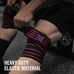 Bande de genou élastique, flexible et respirante, protection professionnelle épaisse pour la gym, le fitness, la compression, la force athlétique et l'haltérophilie - Product Image 4