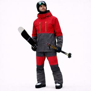 Mono de Esquí con Capucha de Primera Calidad, Cortavientos, Térmico, Impermeable, para Nieve, Ropa de Esquí para Exteriores - Product Image 1