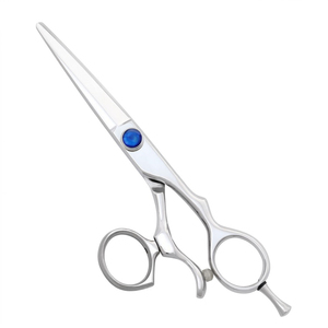 Ciseaux de coiffure professionnels ergonomiques en acier inoxydable, ciseaux de barbier professionnels pour la coupe de cheveux - Product Image 1