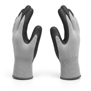 Gants de travail en nitrile texturés, antidérapants, respirants, durables, pour les tâches quotidiennes, épaisseur 10 mil, nouvelle génération, résistants aux produits chimiques - Product Image 3