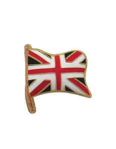 Parche Bordado con la Bandera del Reino Unido con Hilo Zari y Metálico – Aplique de Tela Hecho a Mano para Prendas, Bolsos y Souvenirs - Product Image 1
