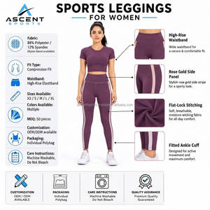 Leggings Deportivos para Mujer, Cintura Alta, para Yoga, Entrenamiento, Compresión, Fitness, Pantalones Deportivos Premium - Product Image 6