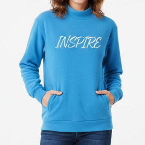 Women Long Oversized <b>Mock</b> <b>Neck</b> Fleece Sweatshirt Autumn Winter Loose Fit Casual Modern <b>Top</b> Front Logo Everyday <b>Mock</b> <b>Neck</b> Wear - Product Image 1