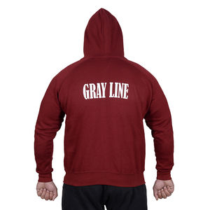 Sweat-shirts à capuche personnalisés avec impression sérigraphique, color block, poids lourd, grandes tailles, fermeture éclair, pour hommes, style streetwear - Product Image 2