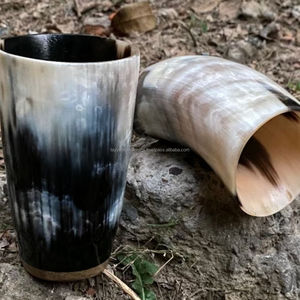 แก้วน้ำทำมือจากเขาสัตว์ งานฝีมือประณีต ขัดเงาอย่างดี โดย Tayyab Handicraft ของขวัญสุดพิเศษ - Product Image 1