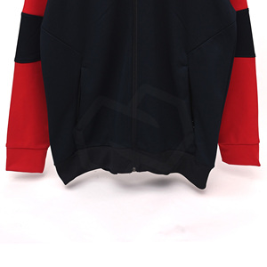 Chaqueta deportiva de hombre con cremallera completa, cuello alto, bloques de color, mangas con diseño de bloques de color, transpirable, informal, al por mayor - Product Image 6