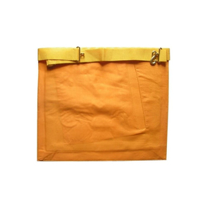 16th Degree Scottish Rite <b>Apron</b> <b>White</b> & Gold Moire Silver Embroidery Machine Embroidery Hand Embroidery features premium - Product Image 2