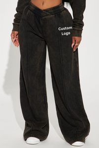 Conjunto de Sudadera con Capucha y Pantalones Deportivos para Mujer, Estilo Urbano, Personalizado, Grueso, Ecológico, de Invierno, con Estampado y Diseño Sólido - Product Image 3