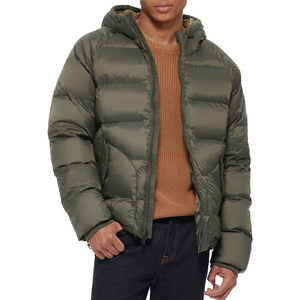 Chaqueta de Plumón Casual de Invierno para Hombre con Cierre de Cremallera, Diseño Ligero y Moderno, Estilo Urbano, Chaqueta Acolchada de Tela Suave para Hombre - Product Image 3