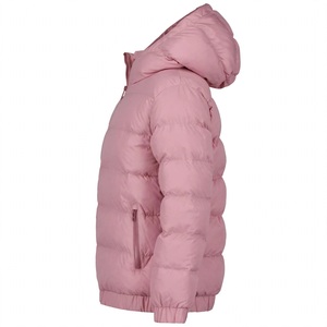 Custom Winter Thick Warm Down Jackets Hooded Zipper <b>Long</b> Sleeve Unisex Black <b>Coats</b> Casual Loose Fit Wholesale Puffer Jackets - Product Image 4