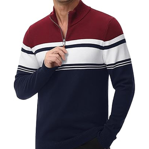 เสื้อสเวตเชิ้ตคอตั้งแบบซิปครึ่งตัว แขนยาวทรงโอเวอร์ไซส์ ผ้าฝ้าย 100% สำหรับฤดูหนาว สไตล์ลำลอง ใส่ได้ทั้งชายและหญิง ขายส่ง - Product Image 6