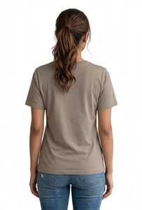 เสื้อยืดผู้หญิงฤดูร้อน สีกรมท่า ผ้าฝ้ายนุ่ม สวมใส่สบาย แขนสั้น ระบายอากาศได้ดี คุณภาพสูง ปรับแต่งได้ คอกลม ปักลาย - Product Image 2