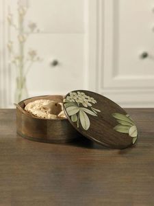 Boîte à roti en émail et bois - Product Image 3