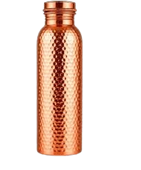 Juego de Botella y Vaso de Agua de Cobre Clásico, Gran Capacidad, Ecológico, Portátil, para el Hogar, la Oficina, Viajes y Regalos - Product Image 2