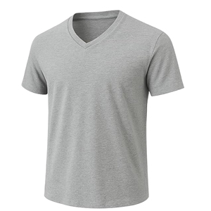 <b>Men's</b> 100% Cotton <b>Shirts</b> <b>Men</b> <b>v</b> <b>Neck</b> Summer Slim Fit <b>T</b>-<b>shirt</b> Printing <b>Men's</b> Colors Breathable <b>t</b> <b>Shirt</b> - Product Image 6