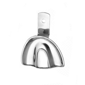 Premium Dental Impression Tray with Edge U1 Solid Upper Size XL Stainless Steel Reusable Autoclavable Perforation Free - Product Image 5
