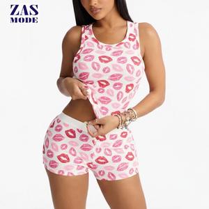 Nueva Llegada: Pijamas para Mujer con Cintura Elástica, Estampados y Sólidos, Pantalones Cortos, Ropa Casual para el Hogar, para Verano, Venta al Por Mayor, Hecho en BD - Product Image 1