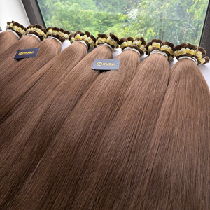 Extensions de cheveux naturels vierges vietnamiens Rusa Hair Hanoi en vrac 100g, double trame machine, super double drawn, toutes couleurs, style 1 - Product Image 1