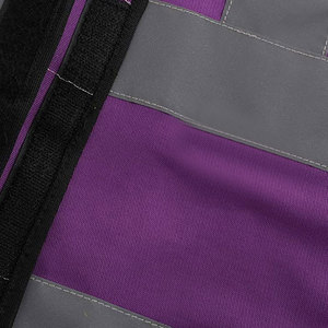 Chaleco de Seguridad Reflectante Morado 2026, Ecológico, para Hombre, Cuello en V, Transpirable, 100% Algodón, Ropa Exterior Informal de Verano, Color Sólido - Product Image 4