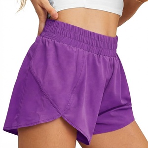 Pantalones Cortos de Mezclilla Transpirables de Cintura Alta para Mujer, Estilo Casual, Nuevo Estilo, MOQ Bajo, Corte Regular, Color Sólido - Product Image 1