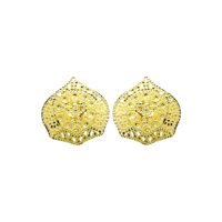 Ensemble de pendentifs tendance en laiton plaqué or 14K/18K/24K, style géométrique africain, nigérian, turc, Dubaï, Moyen-Orient, vente en gros